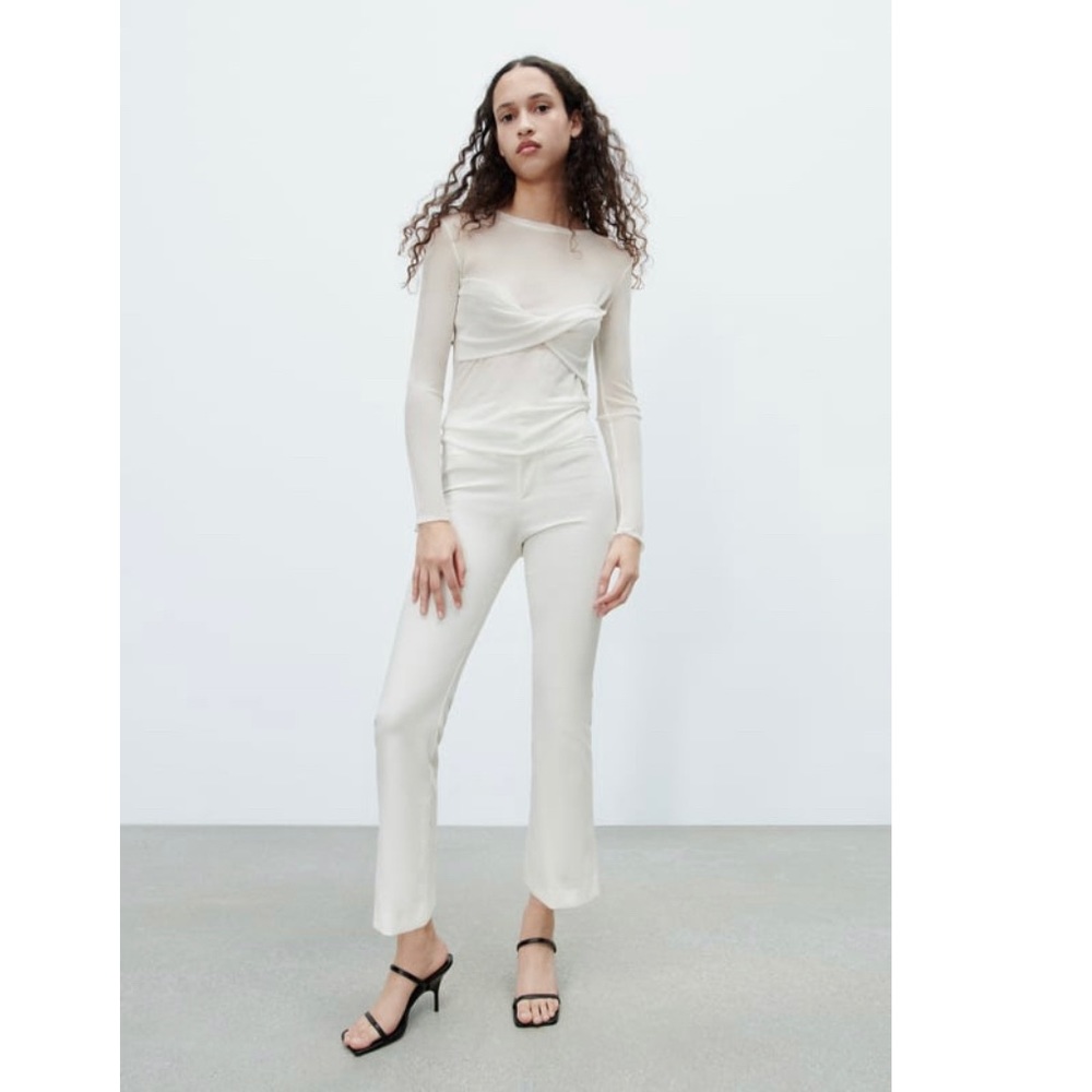 Zara Ecru Pants